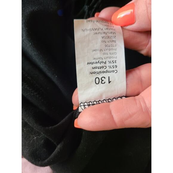 Girls Butterfly Hoodie Crop With Mesh Panel Sleeves Size 9-10 Years Fairy - Picture 3 of 6